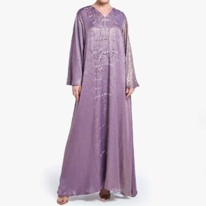 Lavendar Shumookh Jalabiya – Graceful Elegance