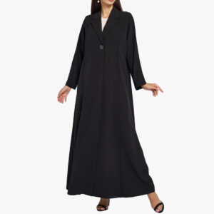 Shumookh Ready-Made Abaya in Breathable Nada Fabric