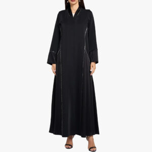 Shumookh Ready-Made Abaya with Elegant Silhouette