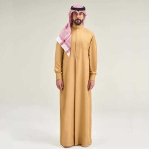 Shumookh Golden Kuwaiti Kandura