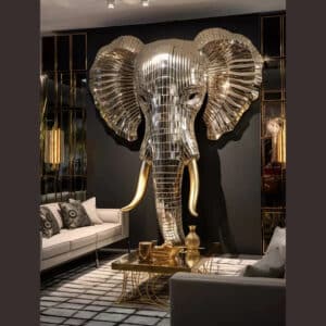 Shumookh Grand Golden Elephant – Masterpiece of Craft & Elegance