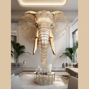Shumookh Crystal Elephant – Symbol of Wisdom & Elegance