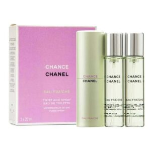 Chanel Chance Eau Fraiche EDT For Women 3Pcs × 20ML Set