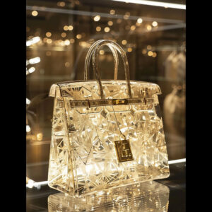 Shumookh Birkin Crystal Lamp – Luxury Handbag-Inspired Design