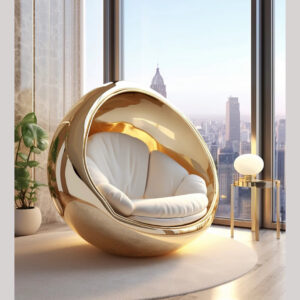 Shumookh Egg Sofa – Modern Art Meets Comfort